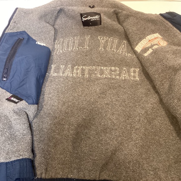 Vintage Penn State Lady Lions Basketball Men’s Jacket size large Sportsmaster - Picture 8 of 10